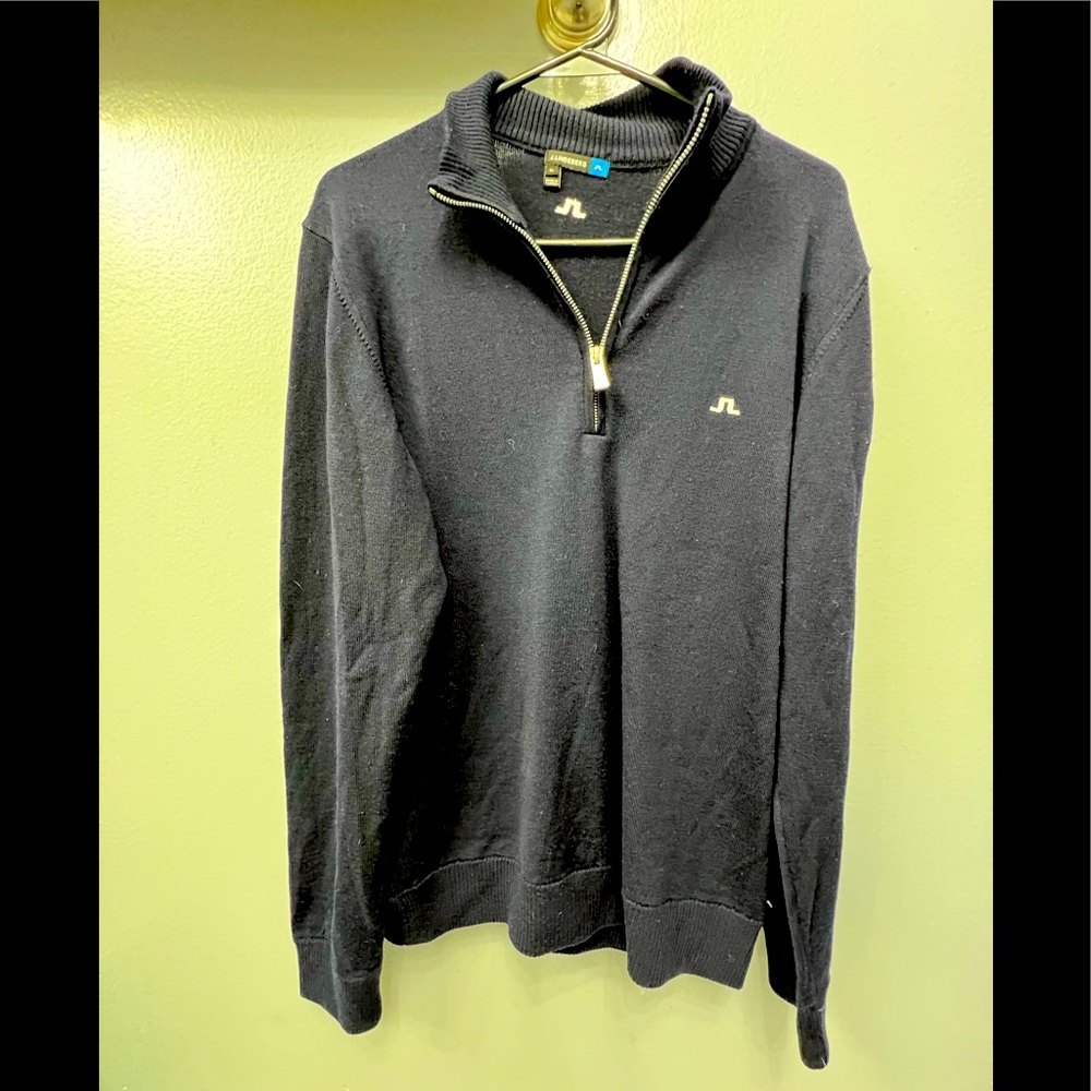 J. Lindeberg merino wool ski quarter zip sweater size XL